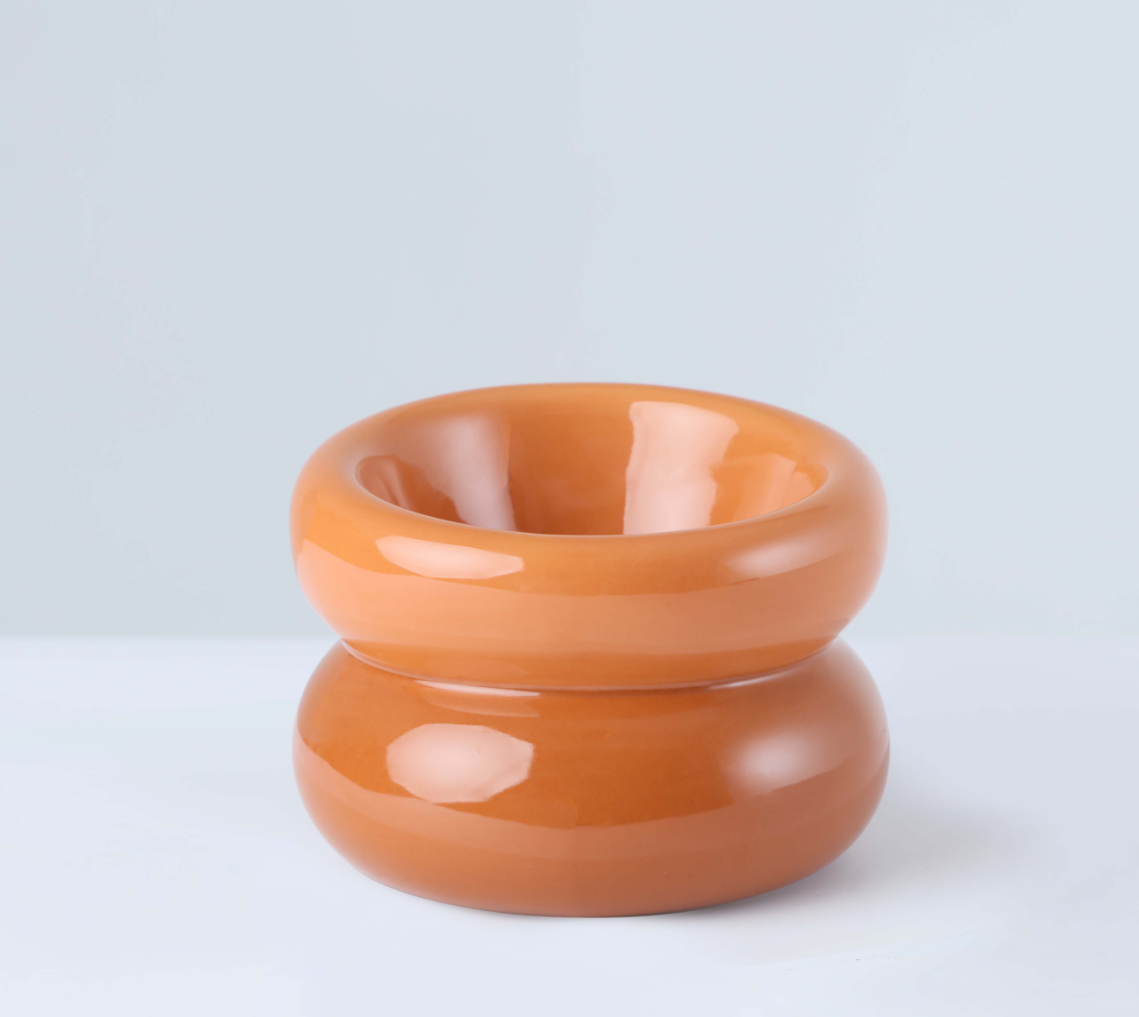 Soufflé Pet Bowl - Amber Orange - cavamart.com