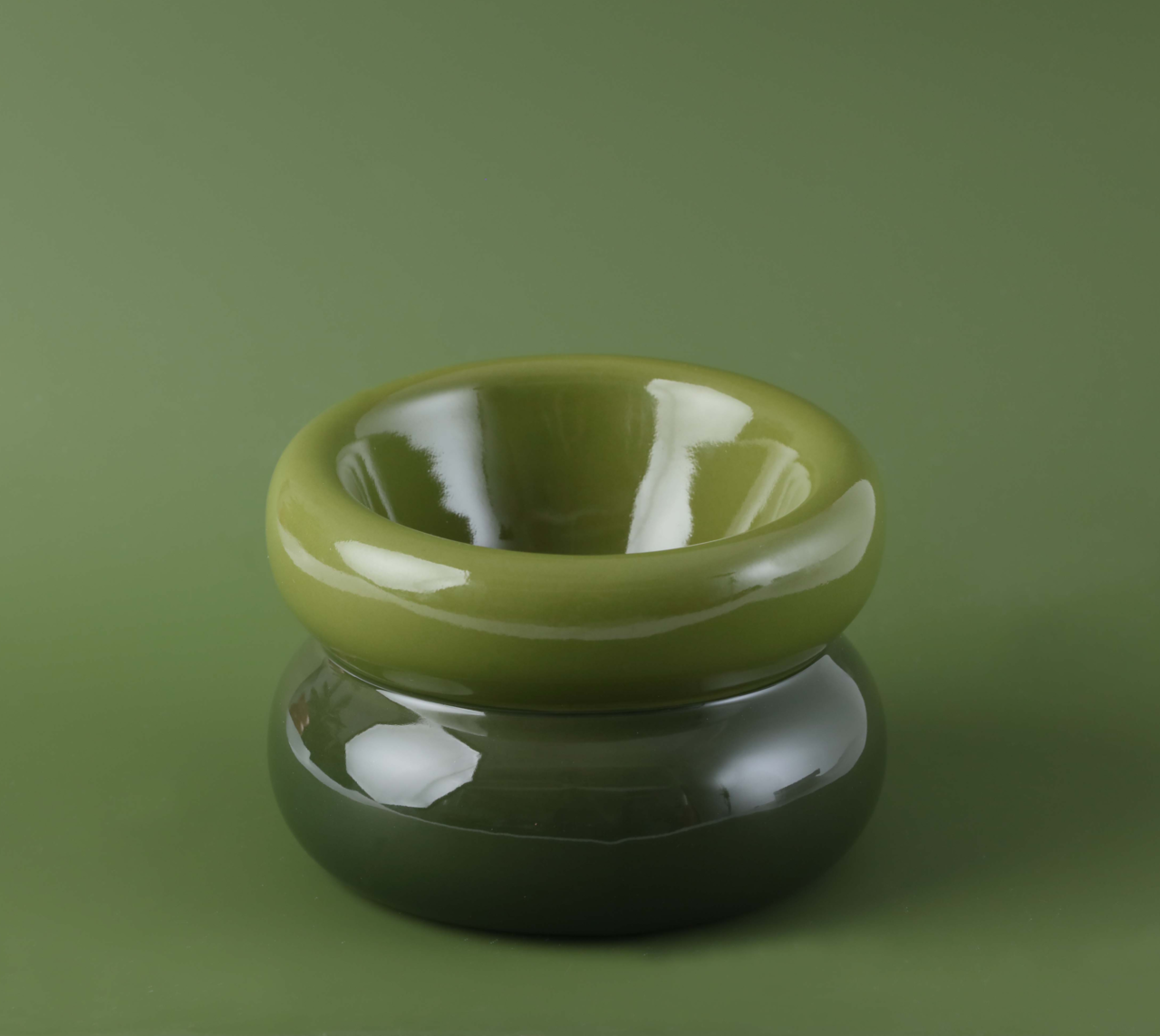 Soufflé Pet Bowl - Avocado Green - cavamart.com