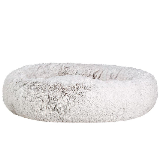 Pet Bed Dog Cat Calming Bed Extra Large 110cm White Sleeping Comfy