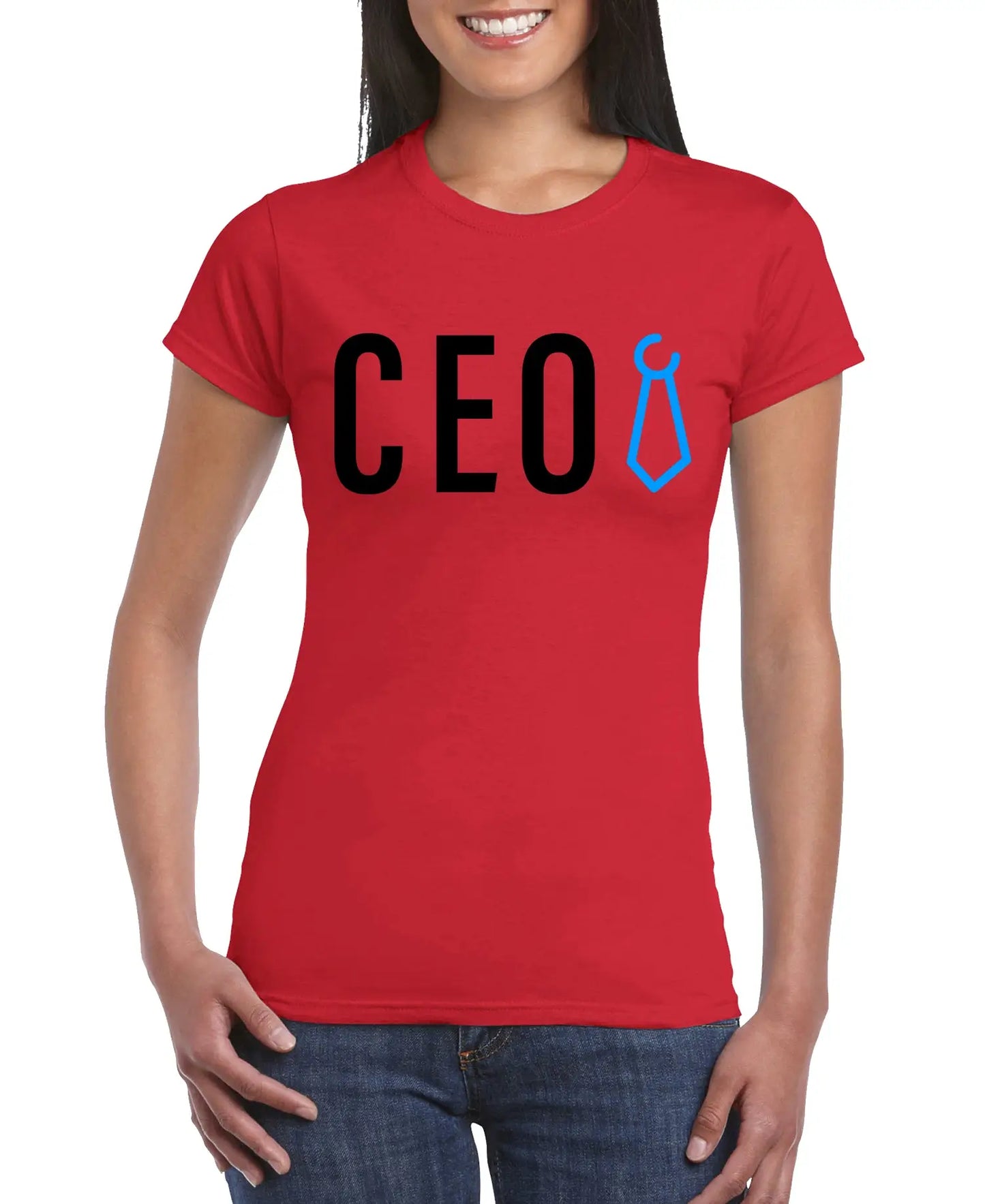 CEO Women's Slim Fit Short Sleeve T-Shirt
