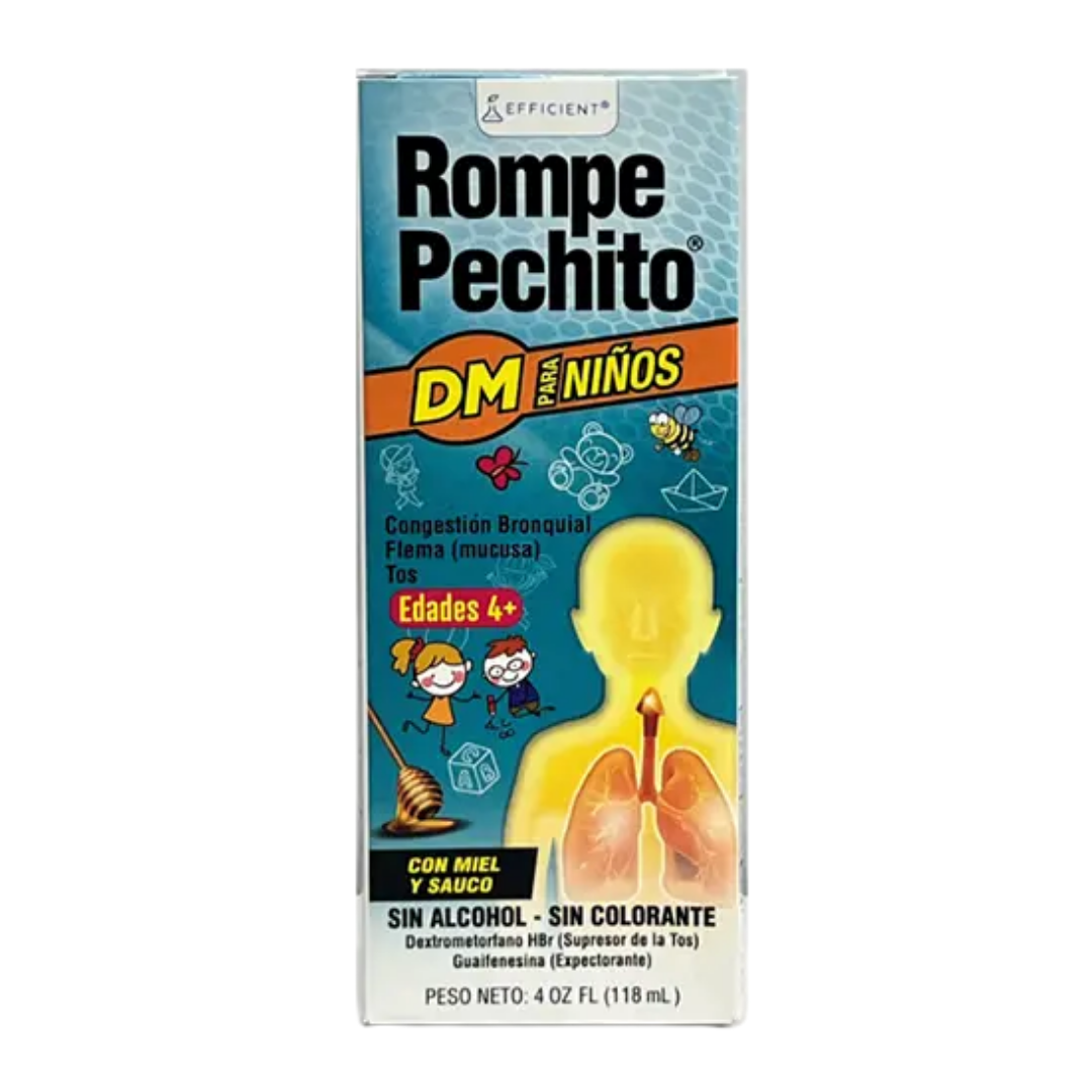 Rompe Pechito DM Kids Cough Syrup (4 oz)