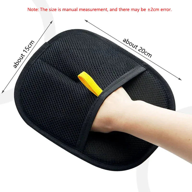 Reusable Pet Hair Removal Gloves Double-Sided Grooming