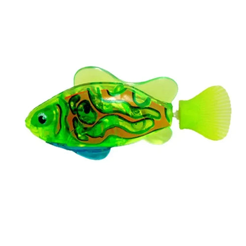 Cat Toys LED Inductive Interactive Swimming Robot Fish Toy Glowing