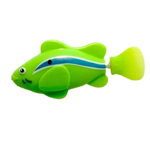 Cat Toys LED Inductive Interactive Swimming Robot Fish Toy Glowing