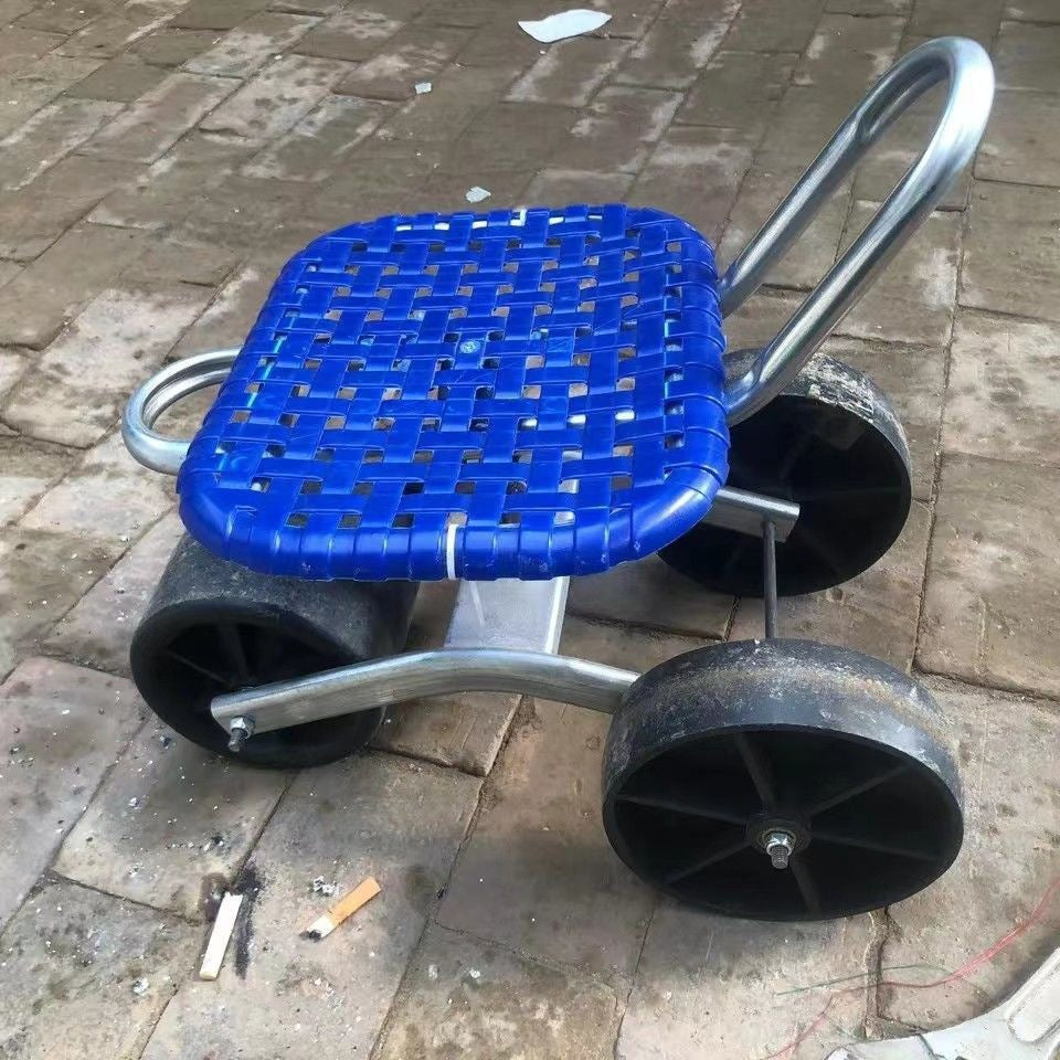 Stool Lazy Field Picking Bike Shed Agricultural Vegetables Convenient Garden Chair