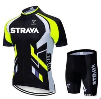 Jersey Sets Red Bicycle Short Sleeve Cycling Clothing Bike Cycling Jersey Bib Shorts