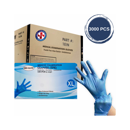 ThermoPlastic Elastomer Gloves - Plastic Gloves  (3000 Pcs/Case)