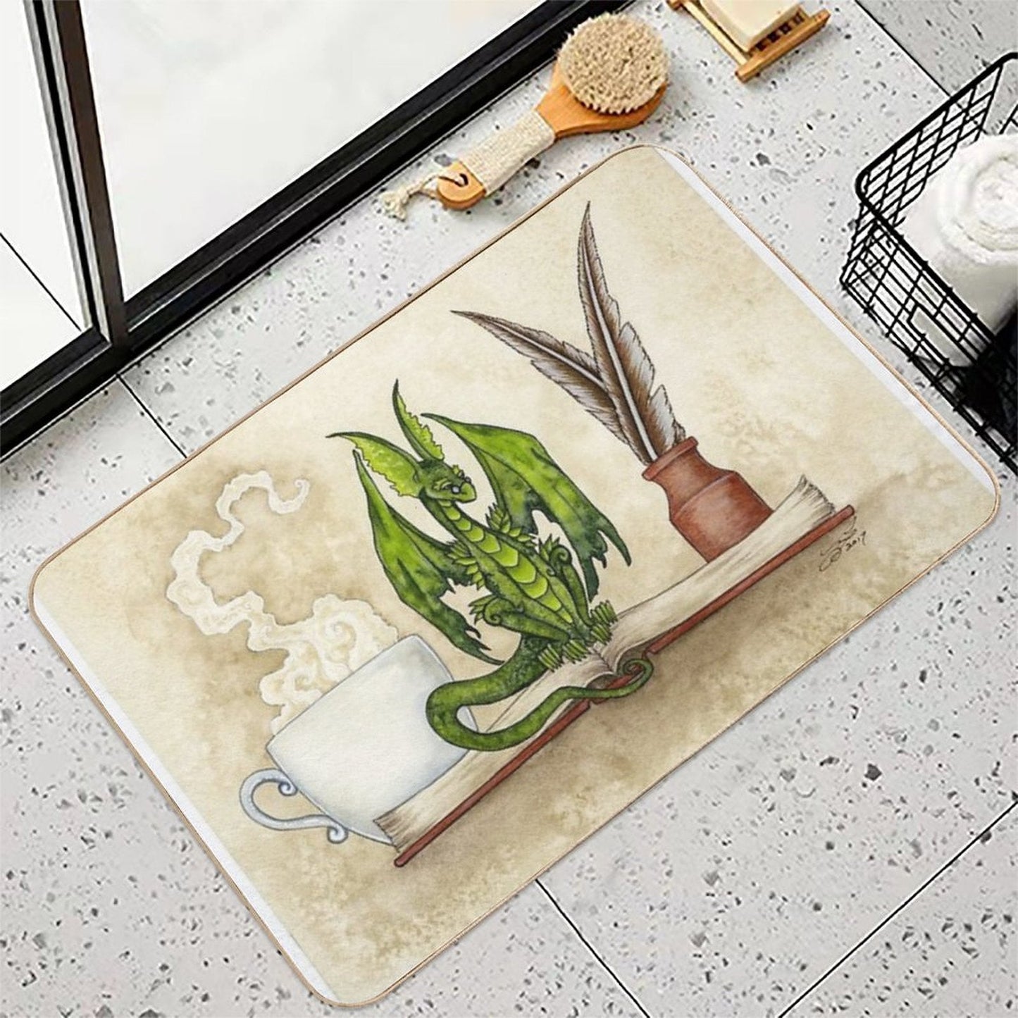 The Scholar  Pet-Safe Bath Mat