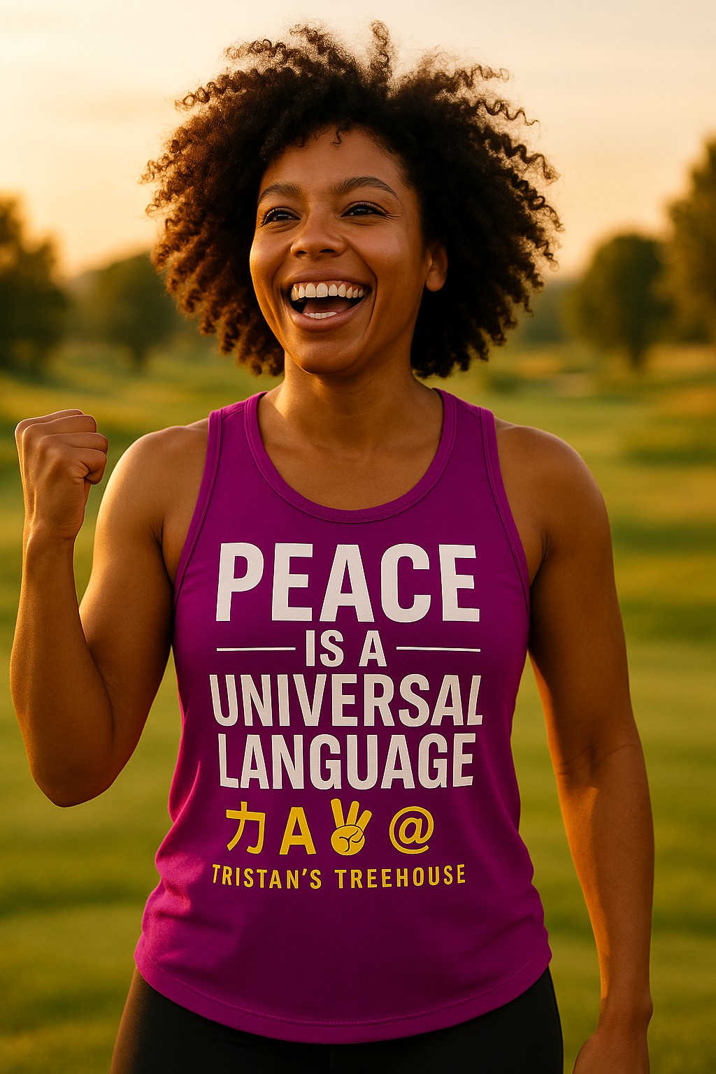 Peace is a Universal Language – Tank Top