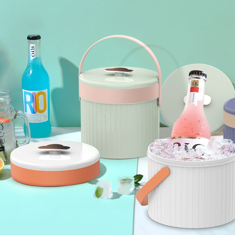 Ice Hockey Mold  Whiskey Spherical Ice Cube Ice Tray Food Grade Silicone Making Round Ball Storage Ice Box