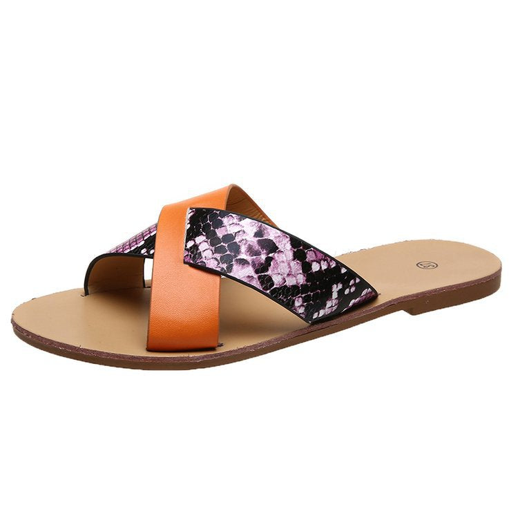 Large Size Round Head Casual Slippers