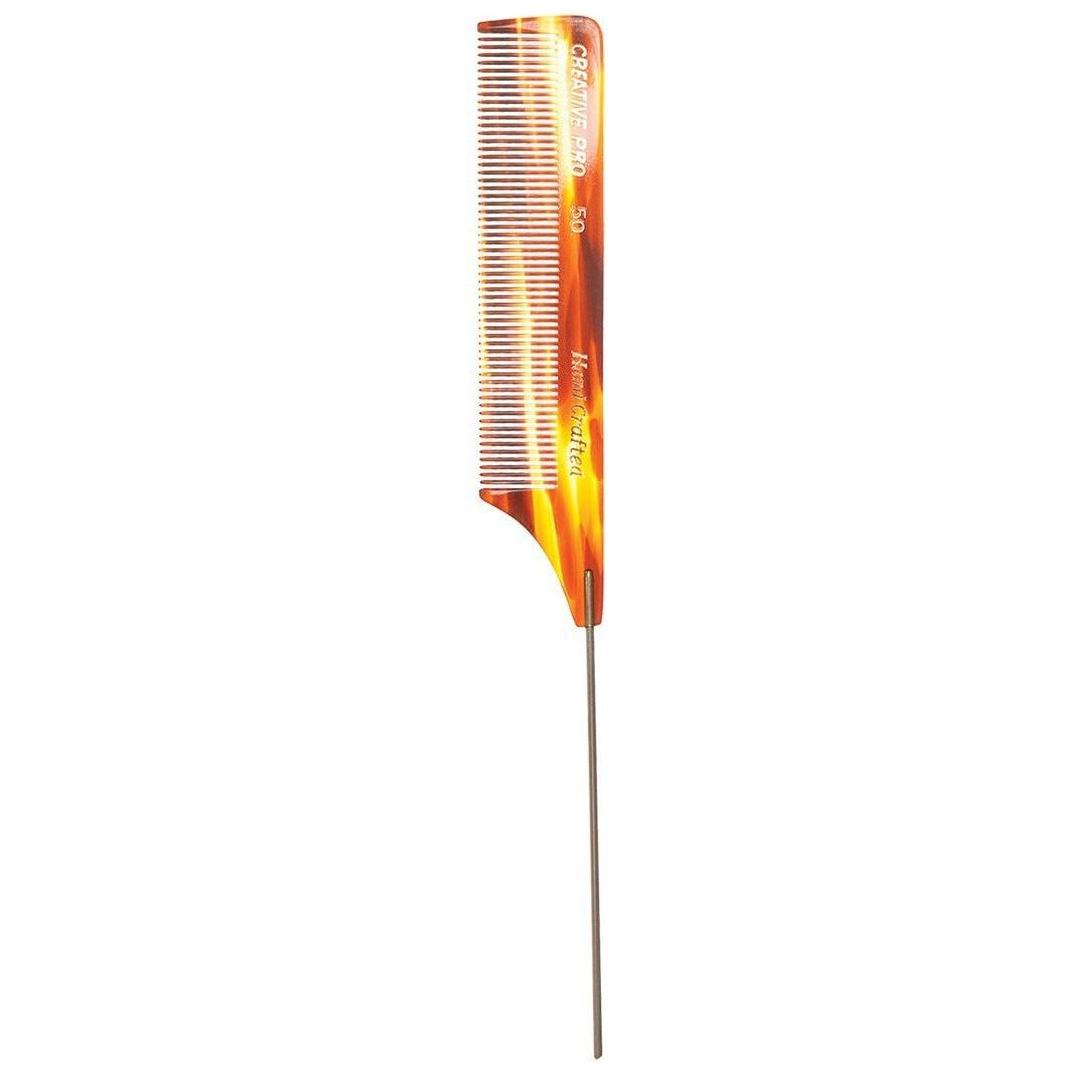 C50P Pin Tail Tortoise Comb (8.5 in)