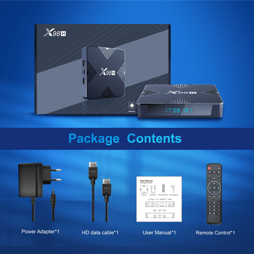 Set-top Box Android Bluetooth Dual WiFi TV Box