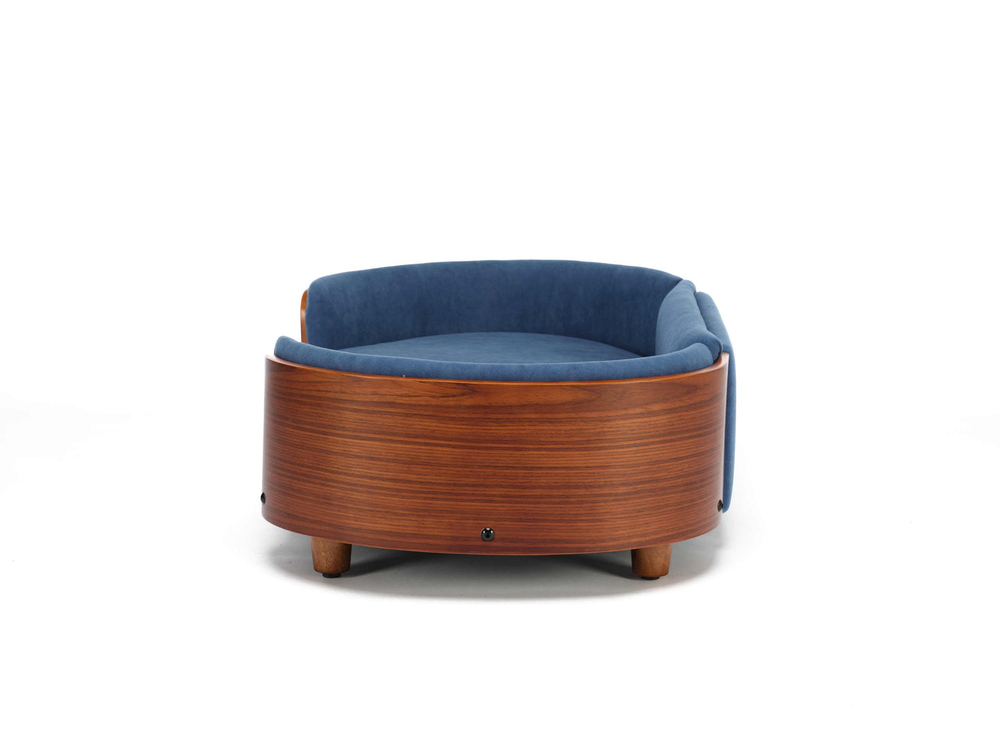 Scandinavian Style Elevated Dog Bed Pet Sofa with Solid Wood Legs and