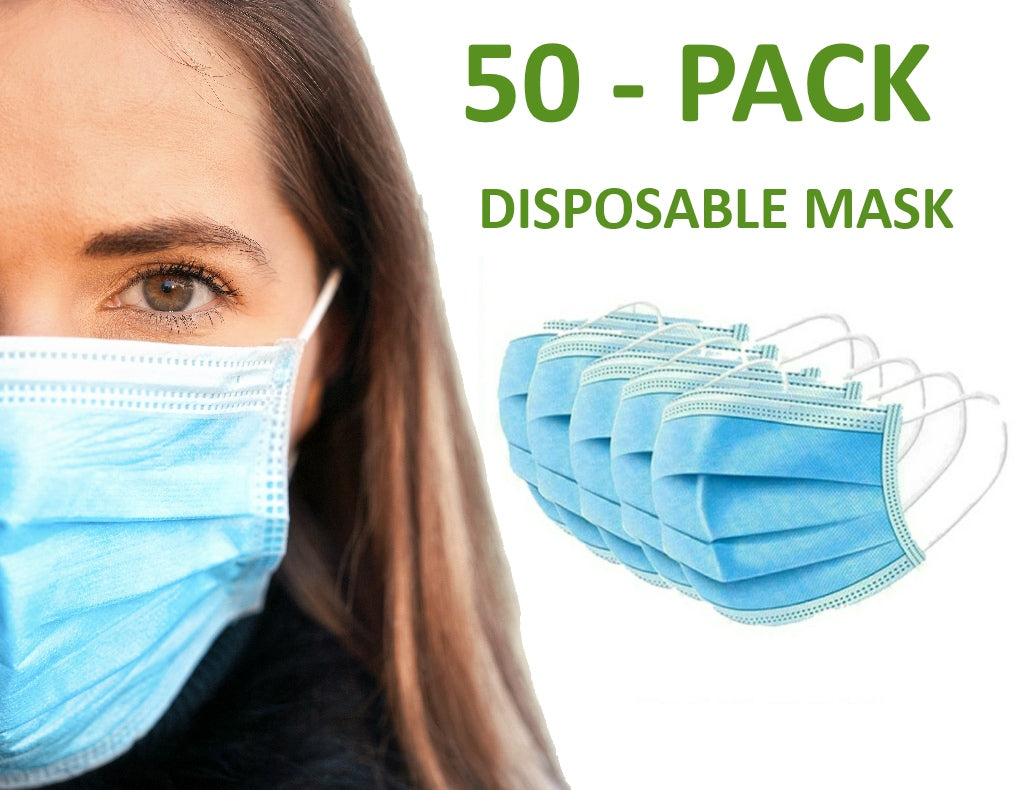 Disposable Face Mask 3 Layer - Box of 50