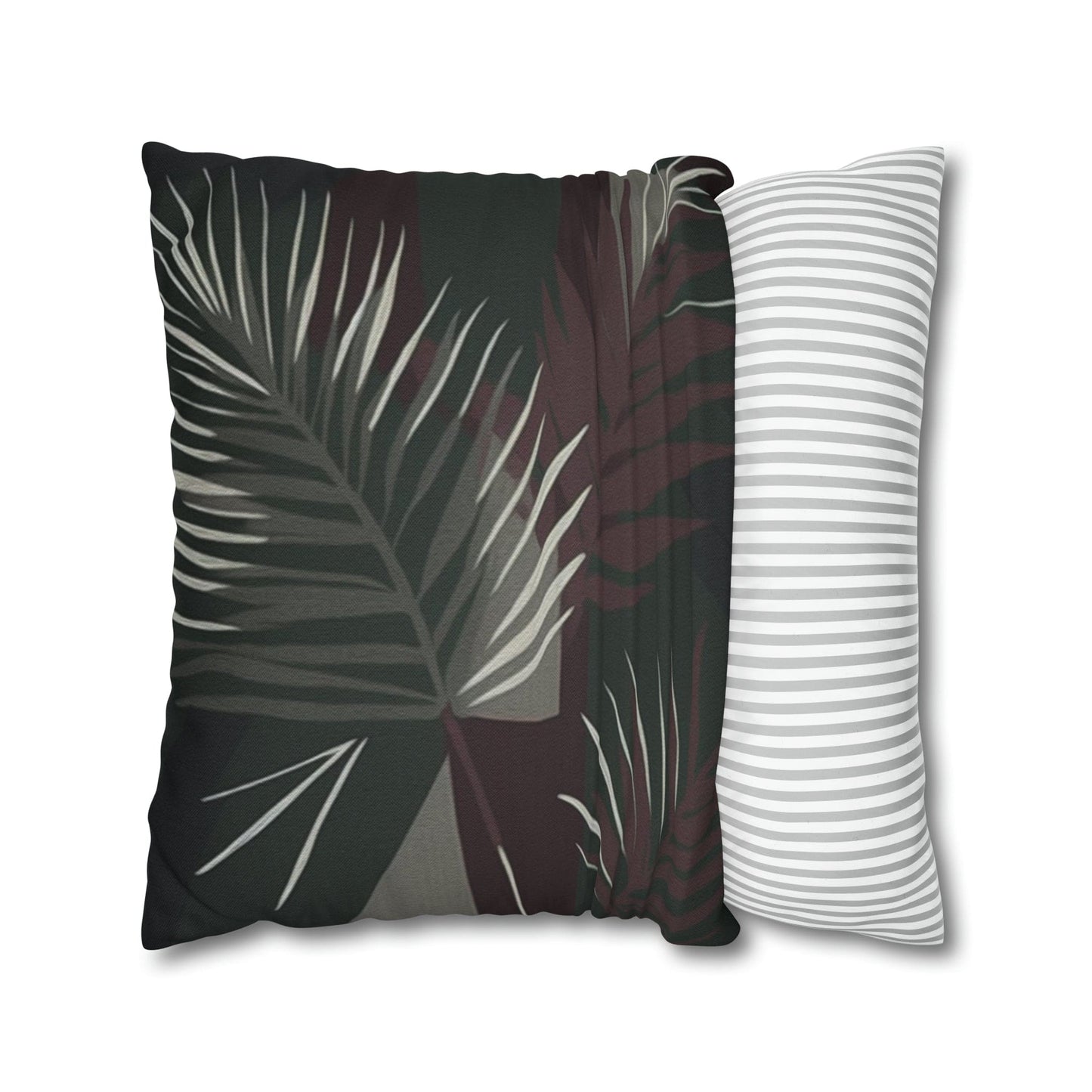 Decorative Throw Pillow Cover - Palm Tree Leaves
