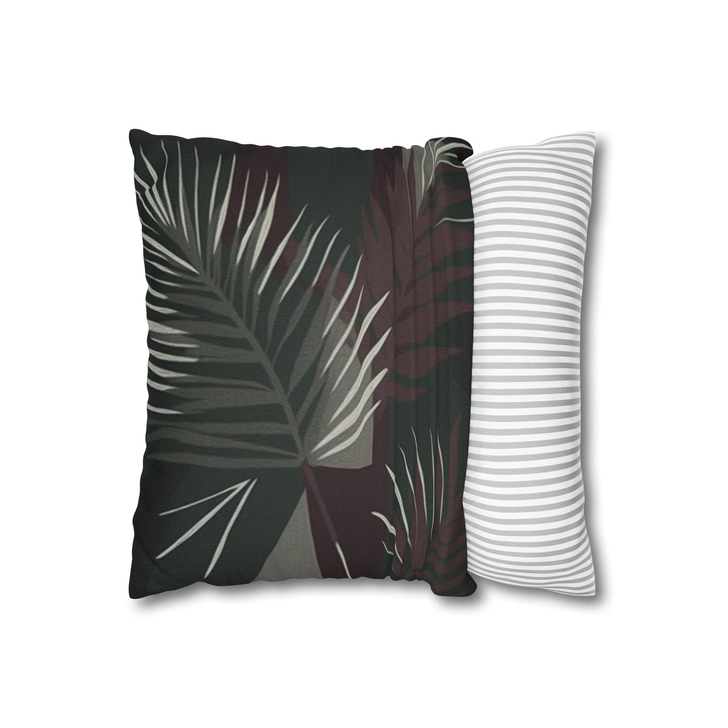 Decorative Throw Pillow Cover - Palm Tree Leaves