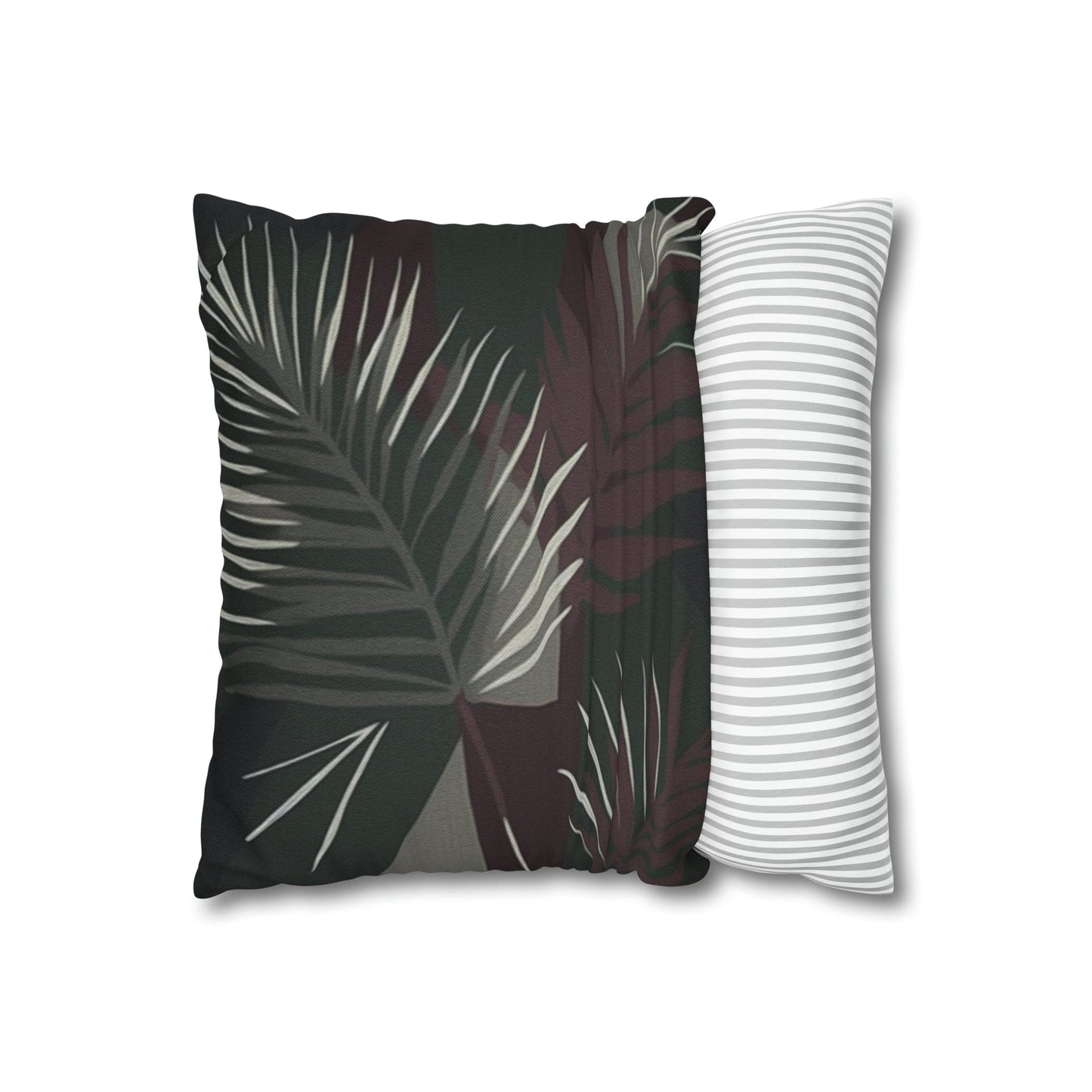 Decorative Throw Pillow Cover - Palm Tree Leaves