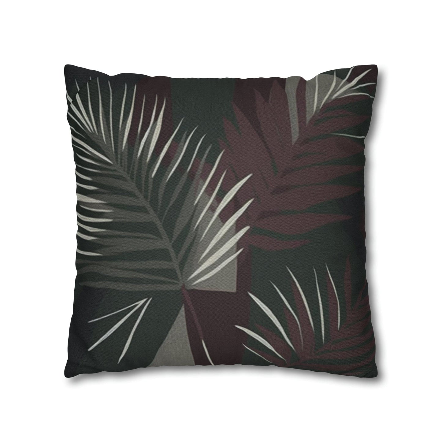 Decorative Throw Pillow Cover - Palm Tree Leaves