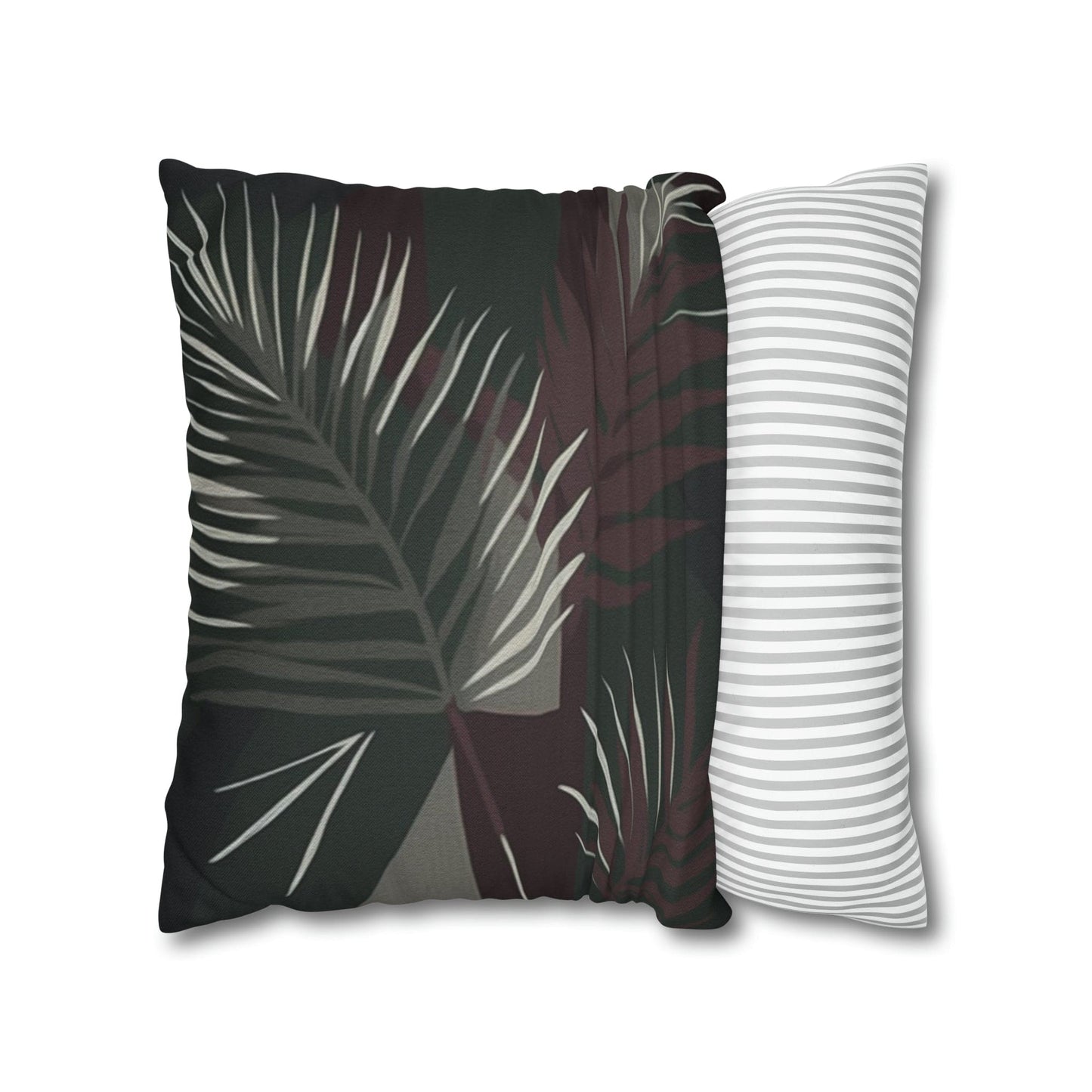 Decorative Throw Pillow Cover - Palm Tree Leaves
