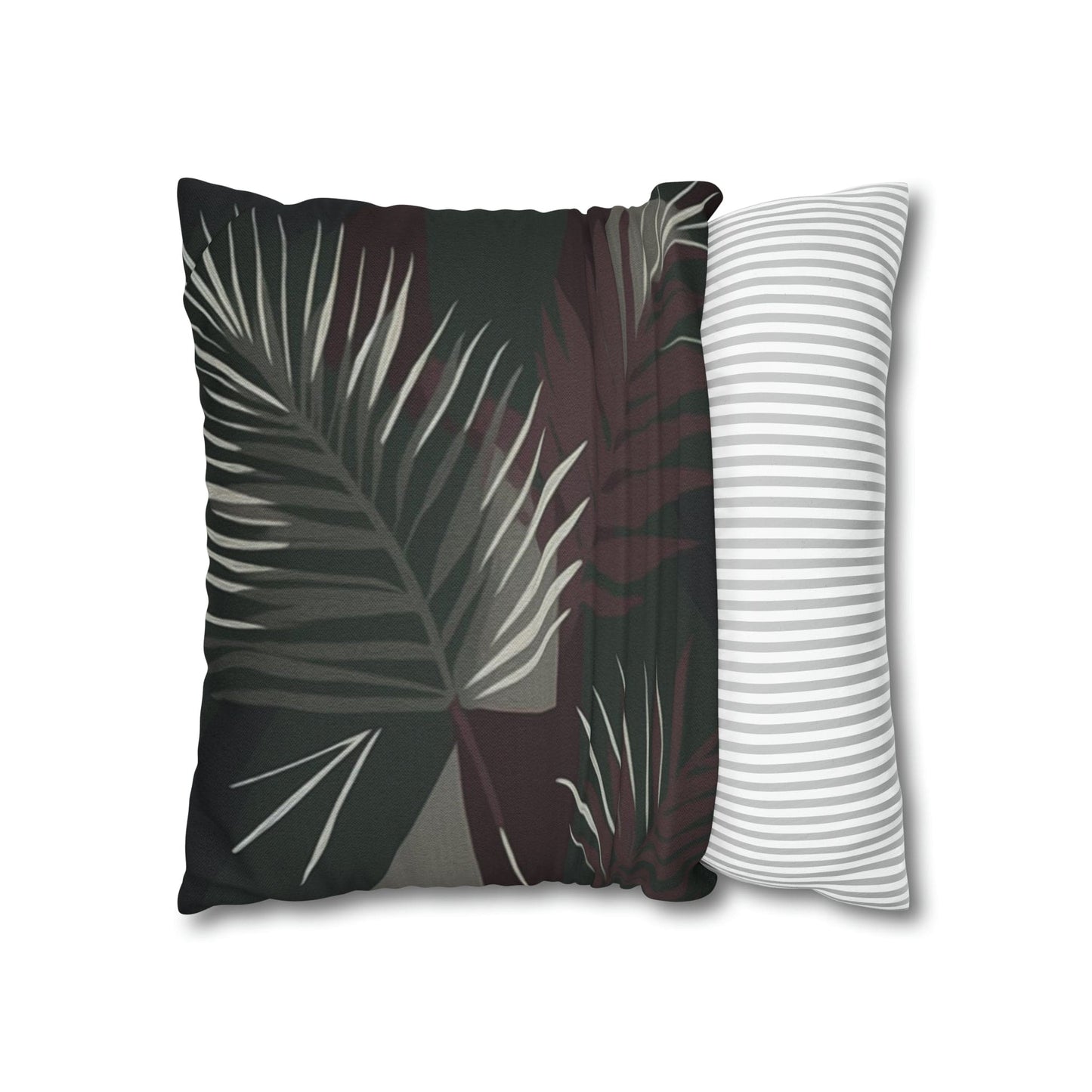 Decorative Throw Pillow Cover - Palm Tree Leaves