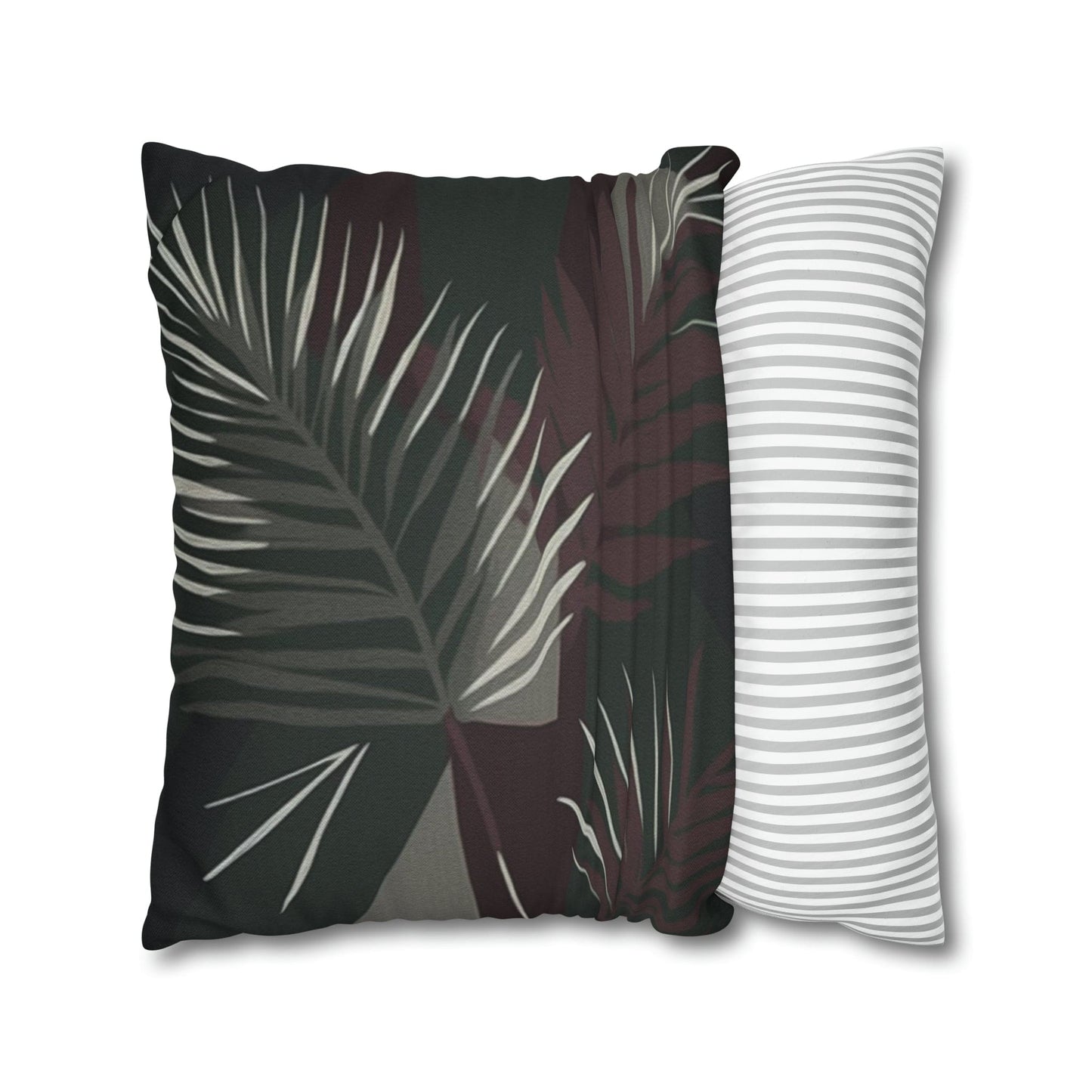 Decorative Throw Pillow Cover - Palm Tree Leaves