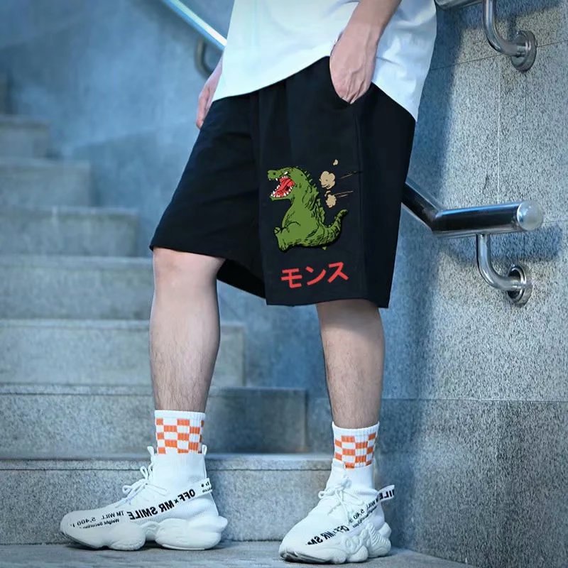Plus Size Loose Sports Five Points Men's Pants