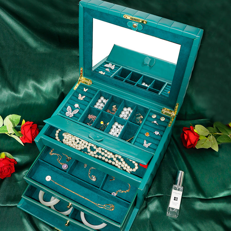 Necklace Hollow Buckle Jewelry Bracelet Lid Gift Box