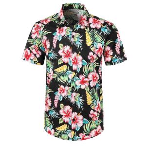 Flowered Button Up