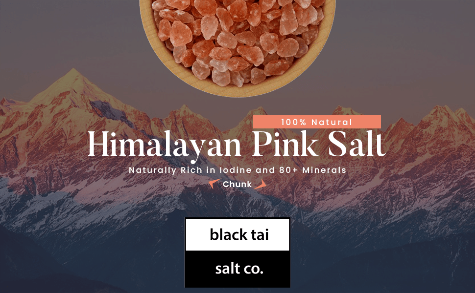 Food Grade Himalayan Salt Chunk (1"-3" size) - 5 POUNDS
