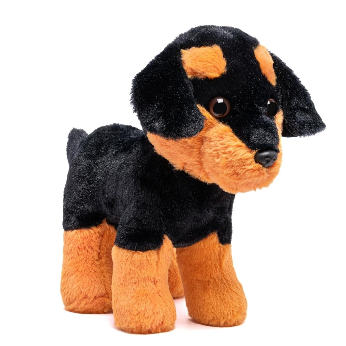 Black Rottweiler Dog Plush Toy – 30cm