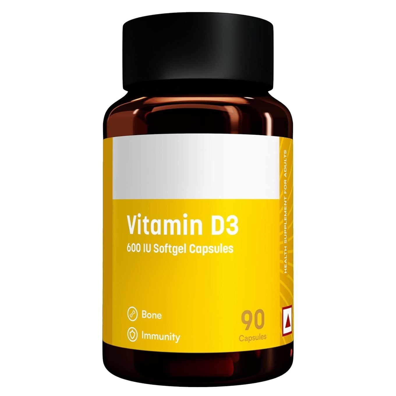 Vitamin D3 600 IU Capsules for Bone Health