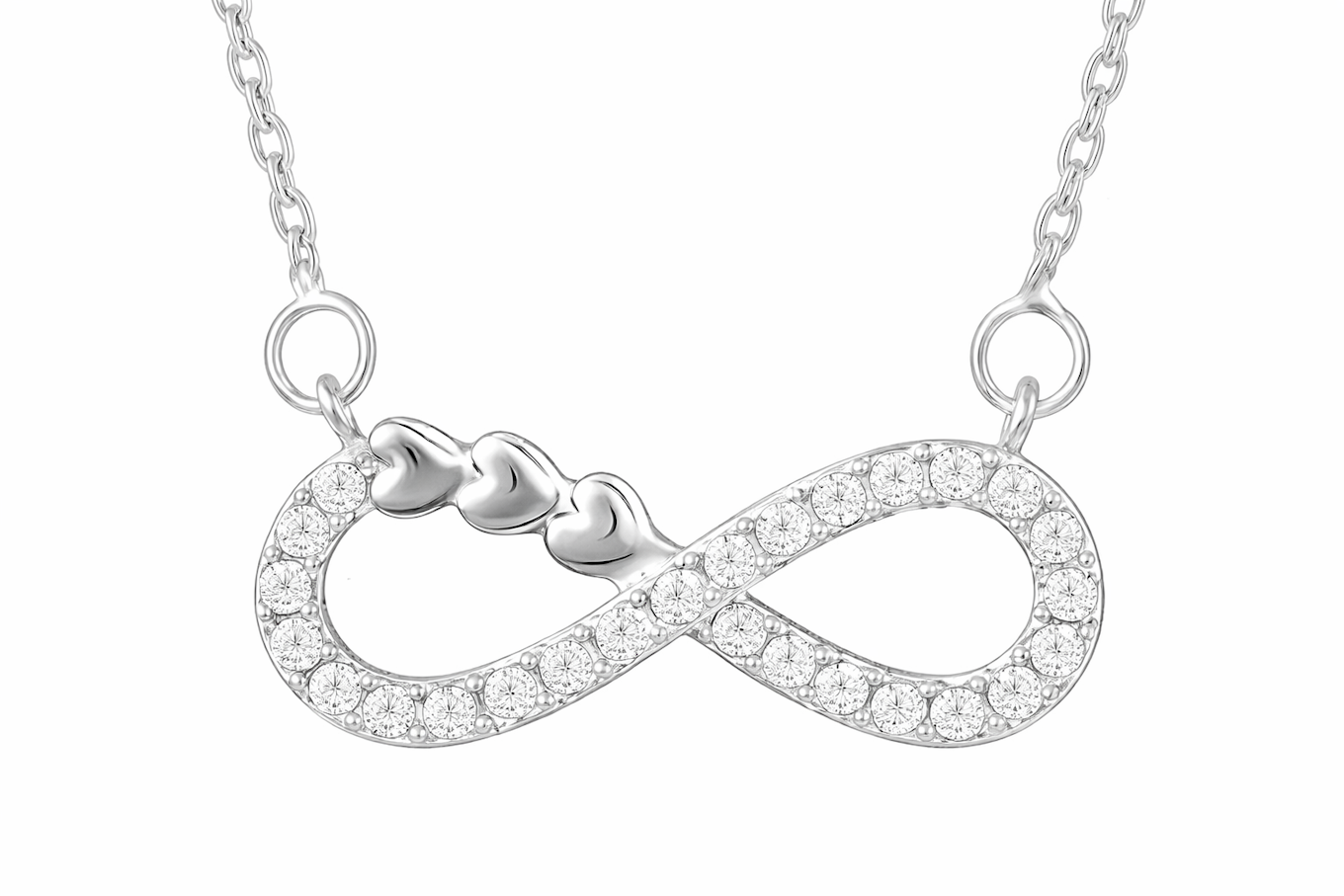 Silver Finish Designer Necklace