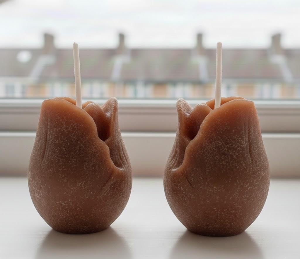 Bud Shape Decorative Candle Pack of 2