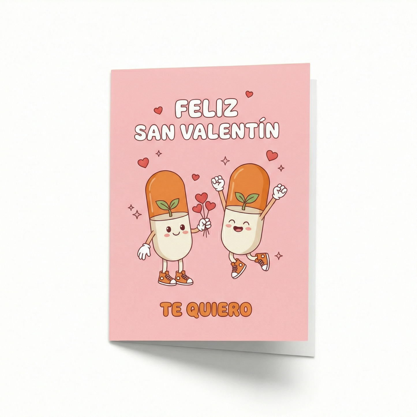 Farmacia Savia Tarjeta de Felicitación Feliz San Valentín Te Quiero (1 unidad)