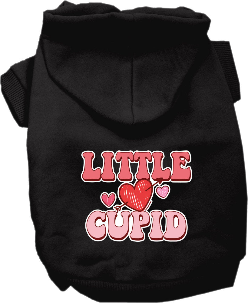 Pet Dog & Cat Screen Printed Hoodie "Little Cupid"