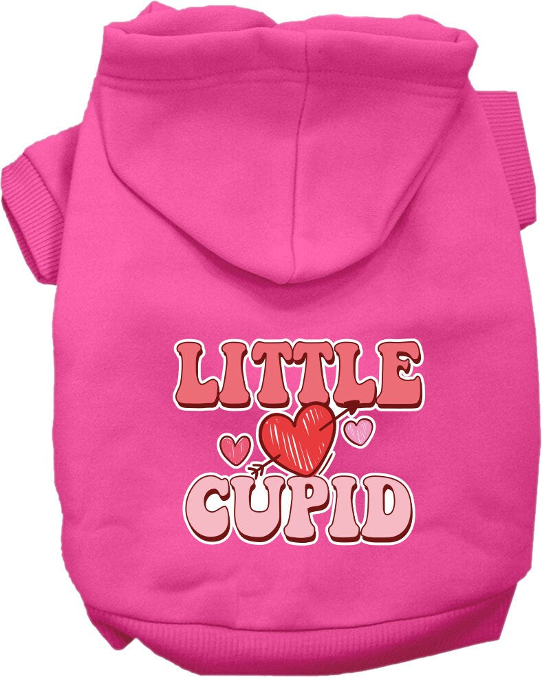Pet Dog & Cat Screen Printed Hoodie "Little Cupid"