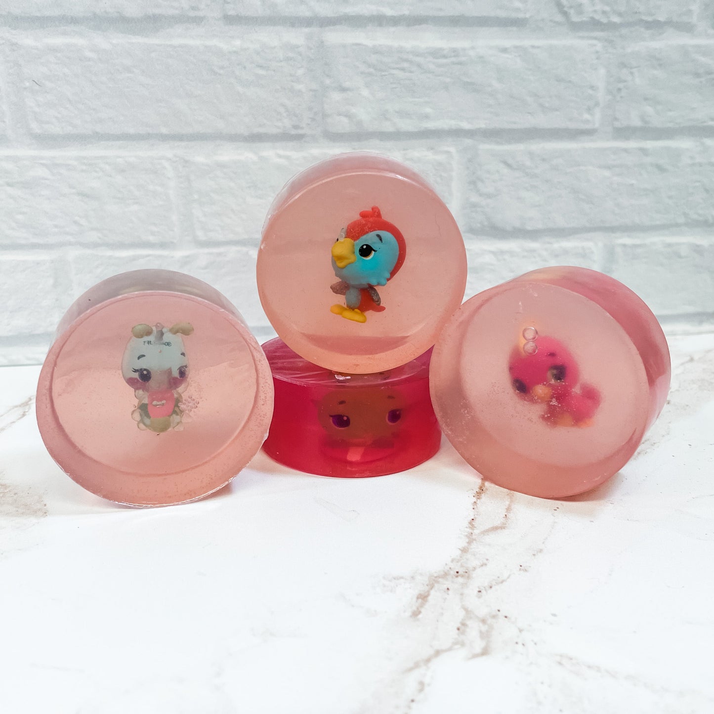 Pink Pet Soap with a Toy Surprise