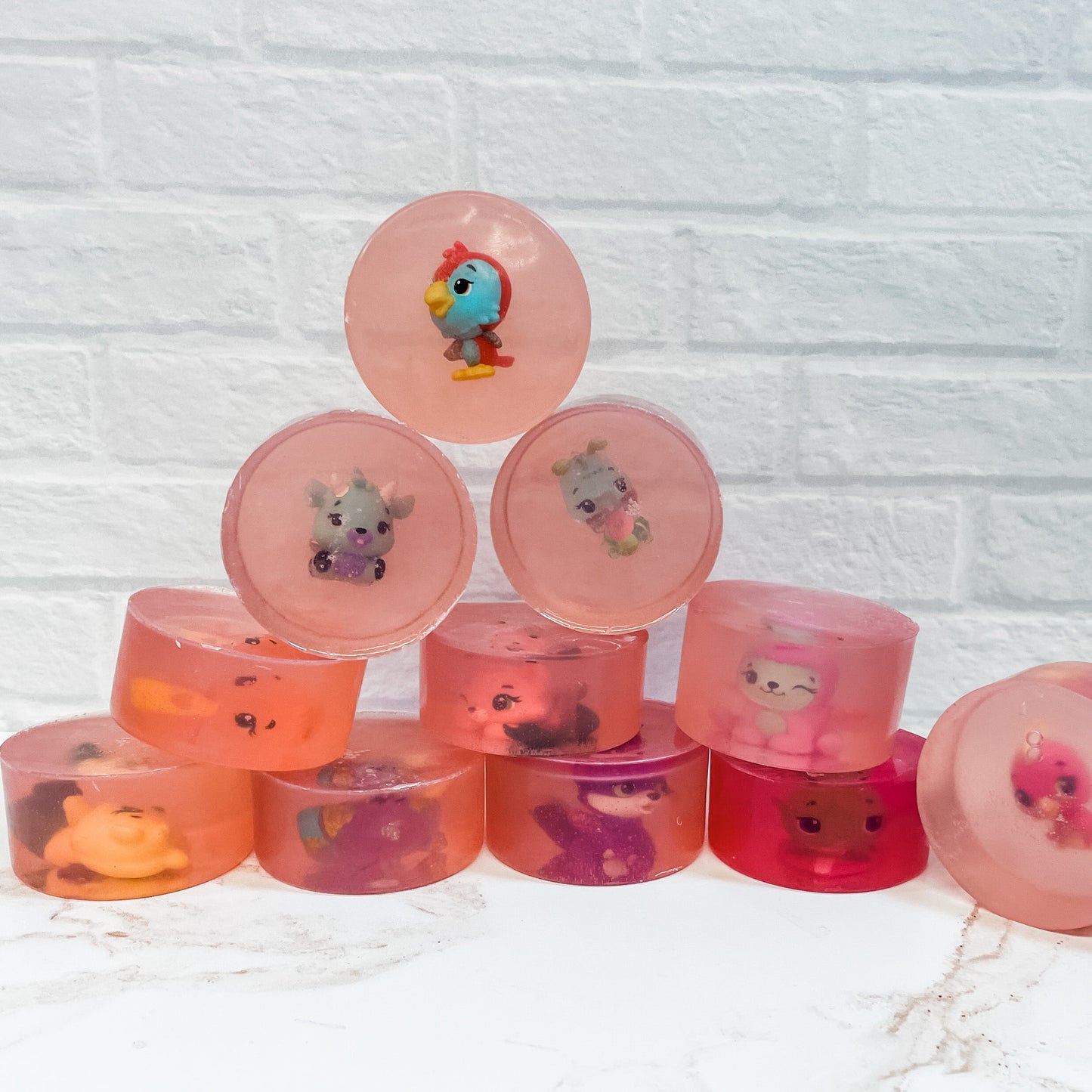 Pink Pet Soap with a Toy Surprise