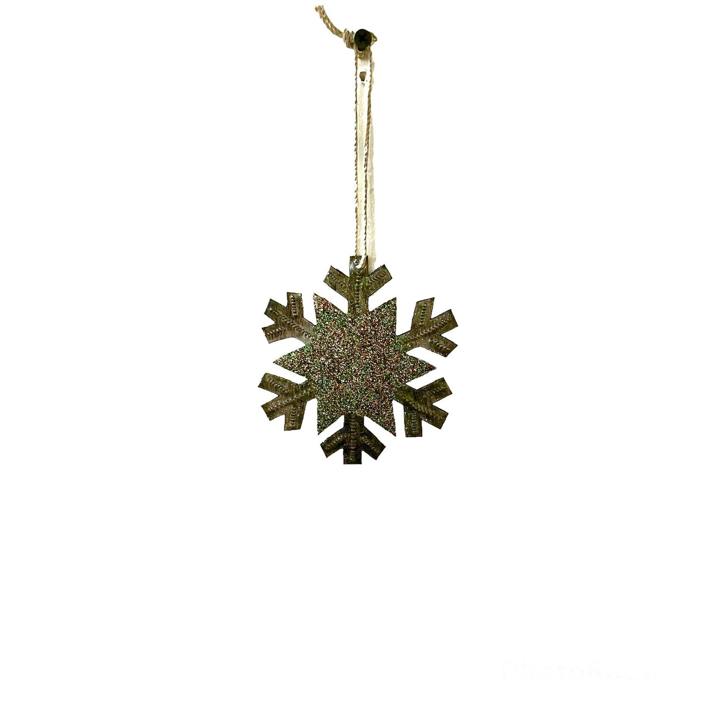Glitter Snowflake Ornament