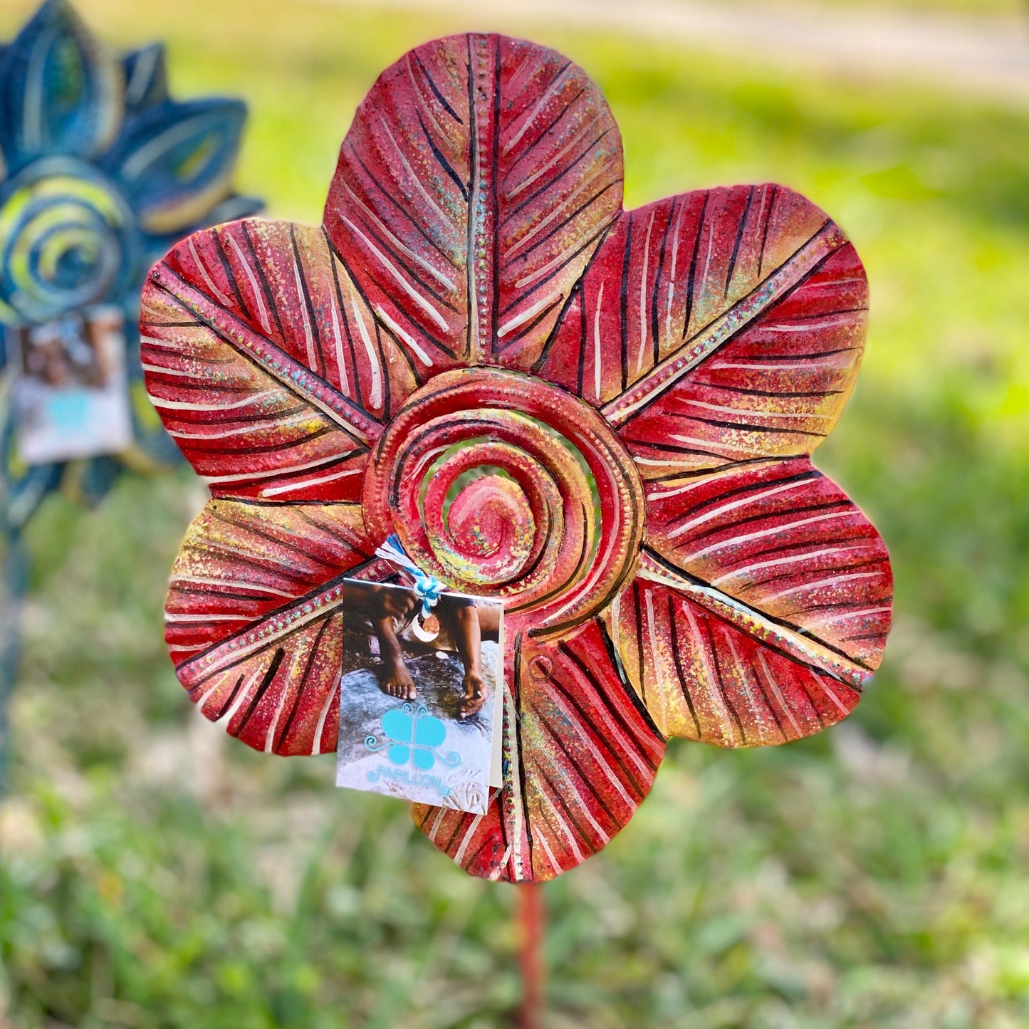 Floral Garden Stake