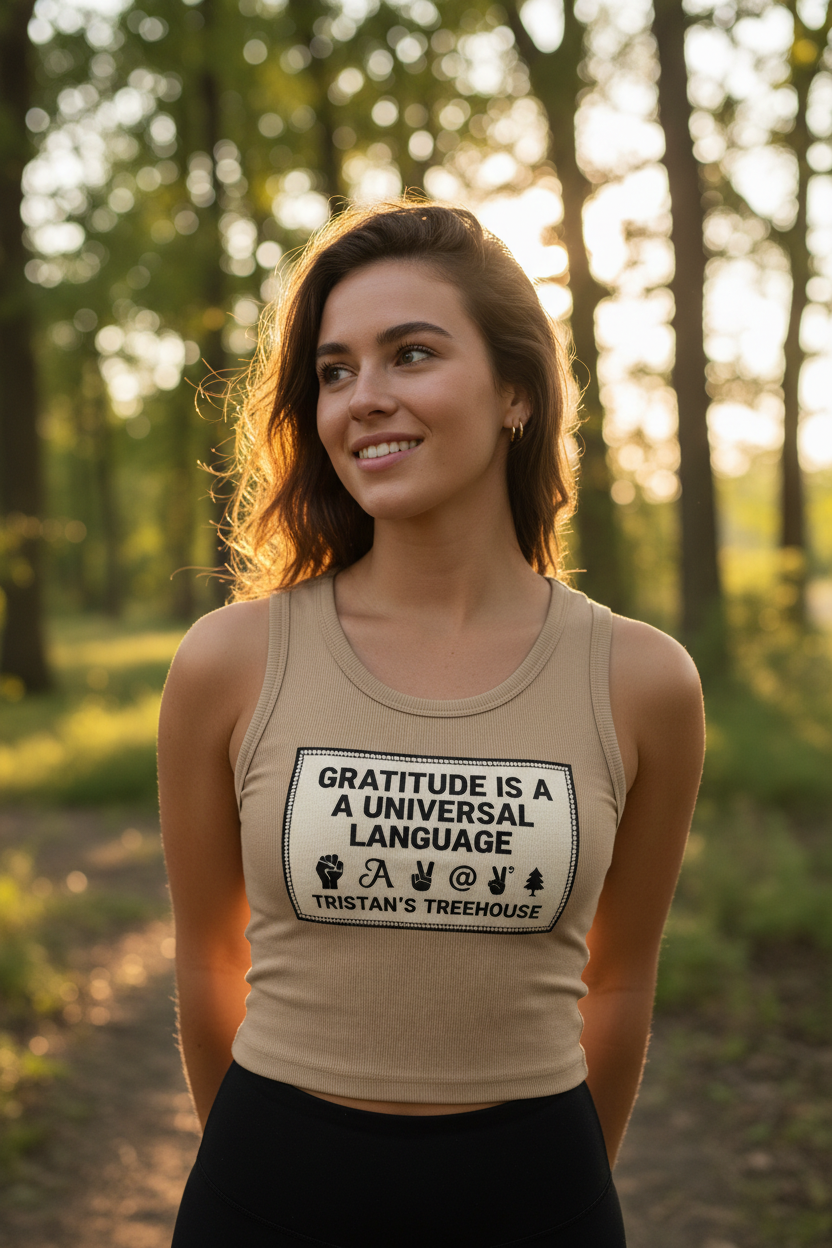 Gratitude is a Universal Language – Tank Top