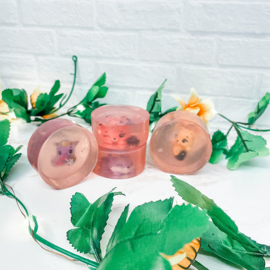 Pink Pet Soap with a Toy Surprise