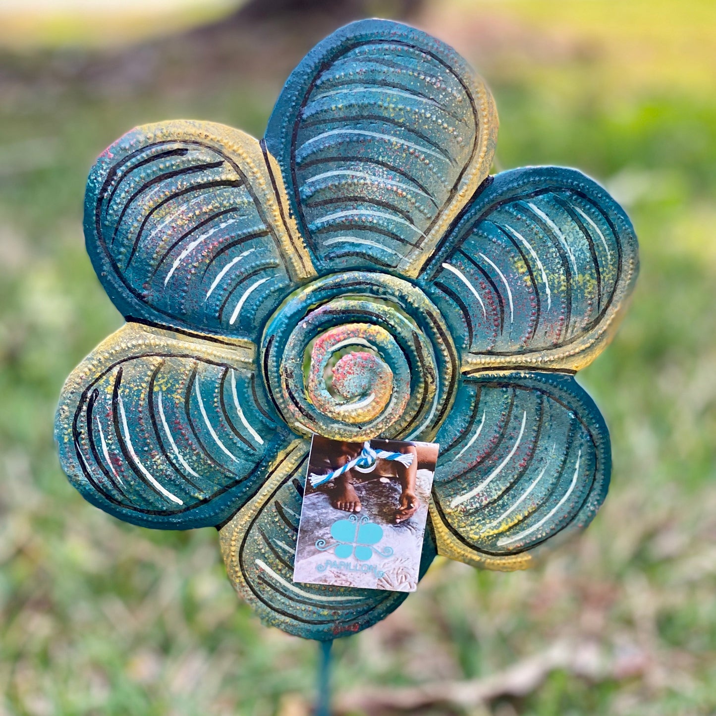Floral Garden Stake
