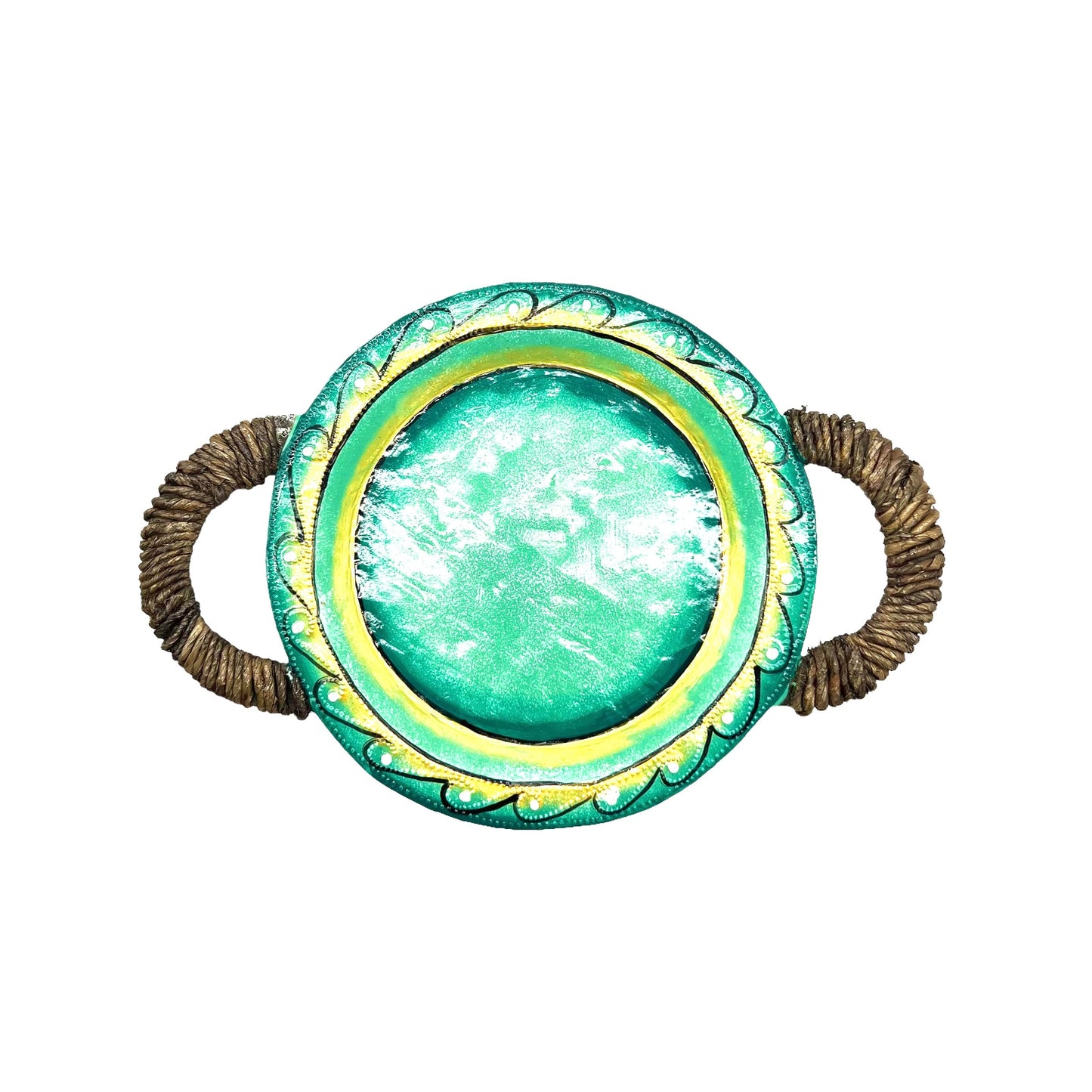 Small Green Tray - Round