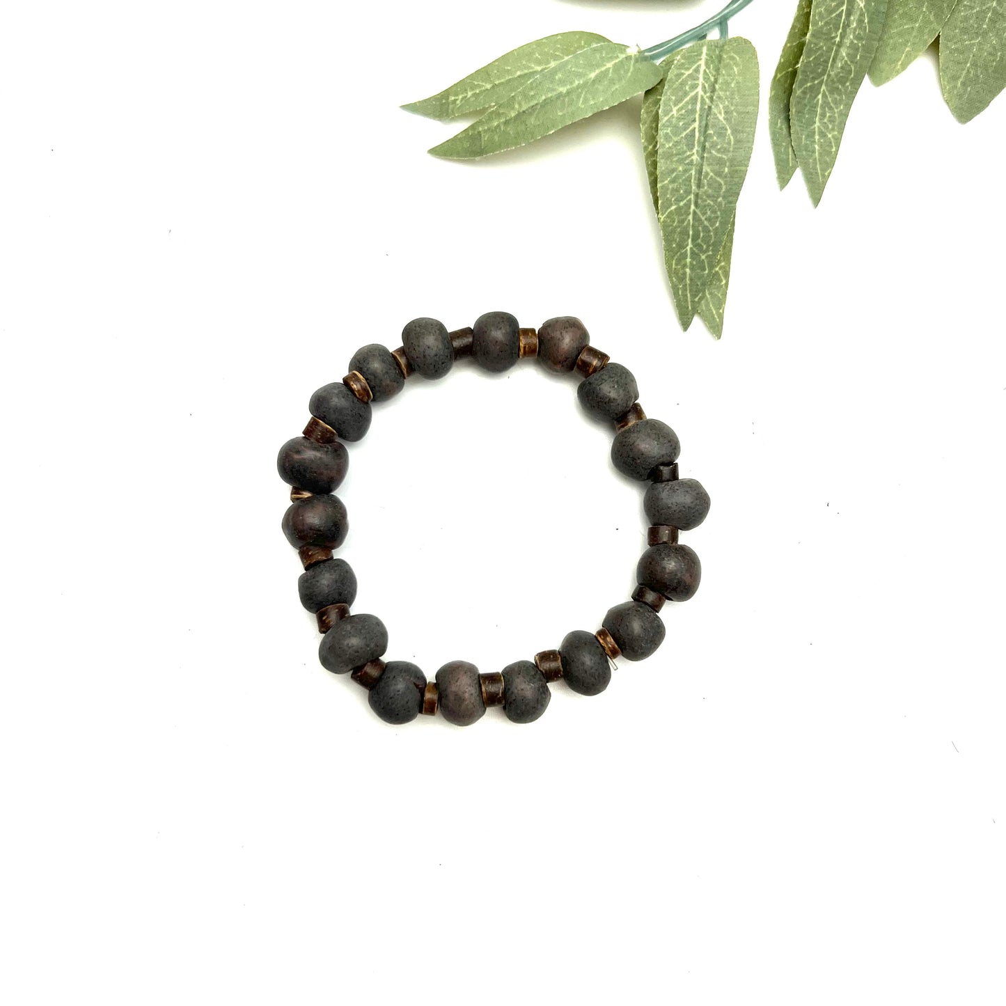 Simple Ceramic Bracelet- Matte with Coconut