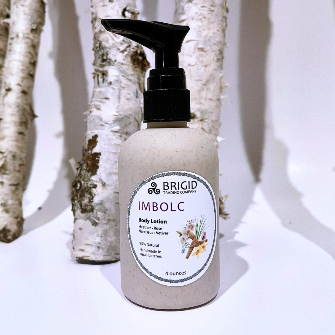 Imbolc Natural Body Lotion - Heather, Rose, Narcissus, and Vetiver