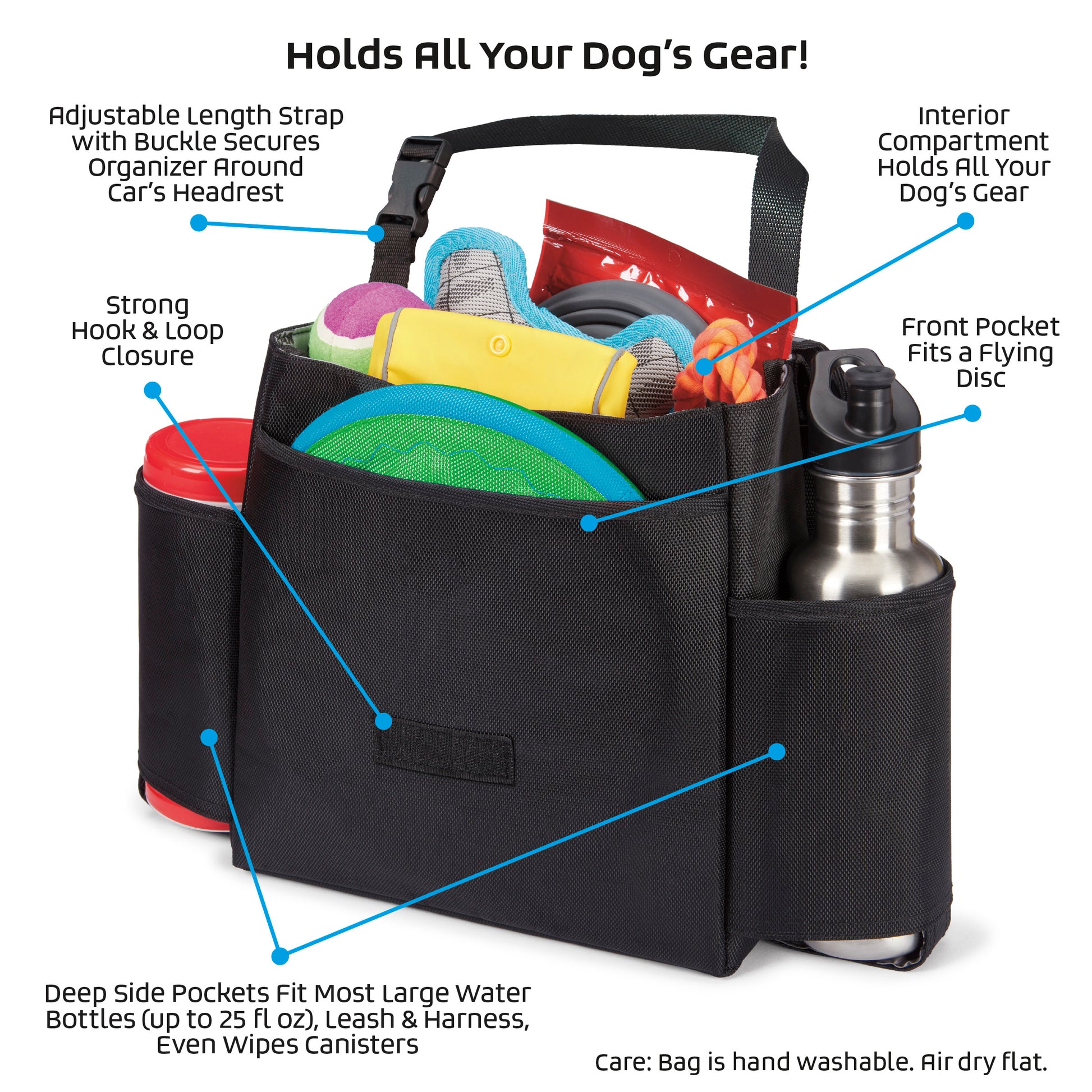 Mobile Dog Gear Car Seat Back Organizer - cavamart.com
