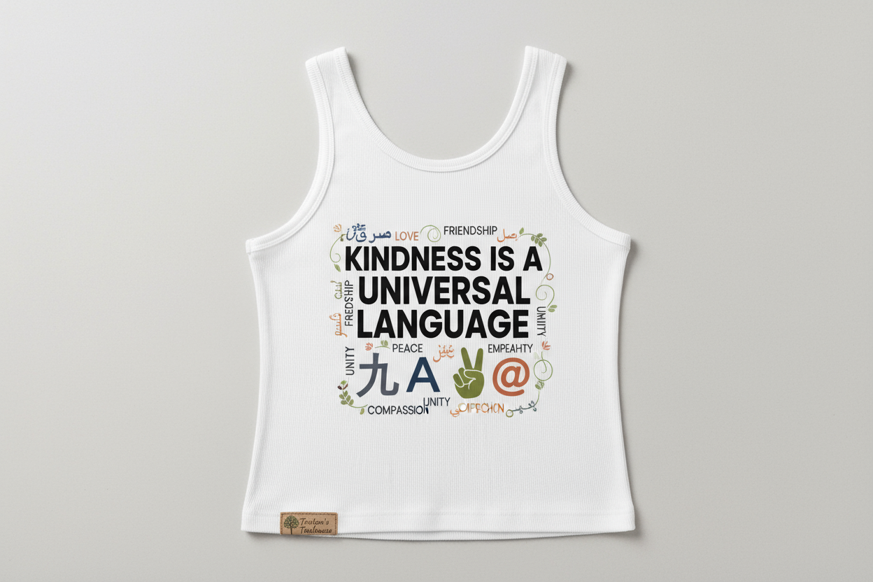 Kindness is a Universal Language – Tank Top