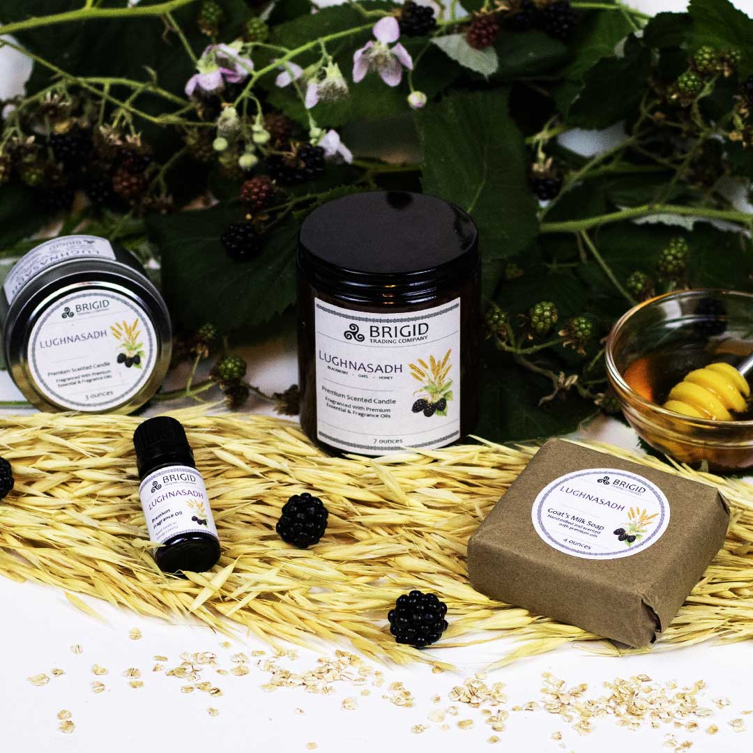 Lughnasadh Natural Fragrance Roller – Blackberry, Oats & Honey Scented Oil